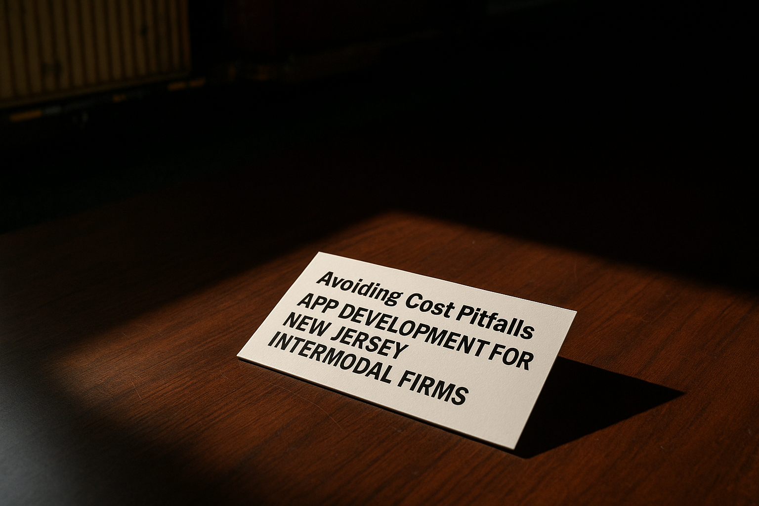 App Development Budget for Intermodal Companies: Critical Insights