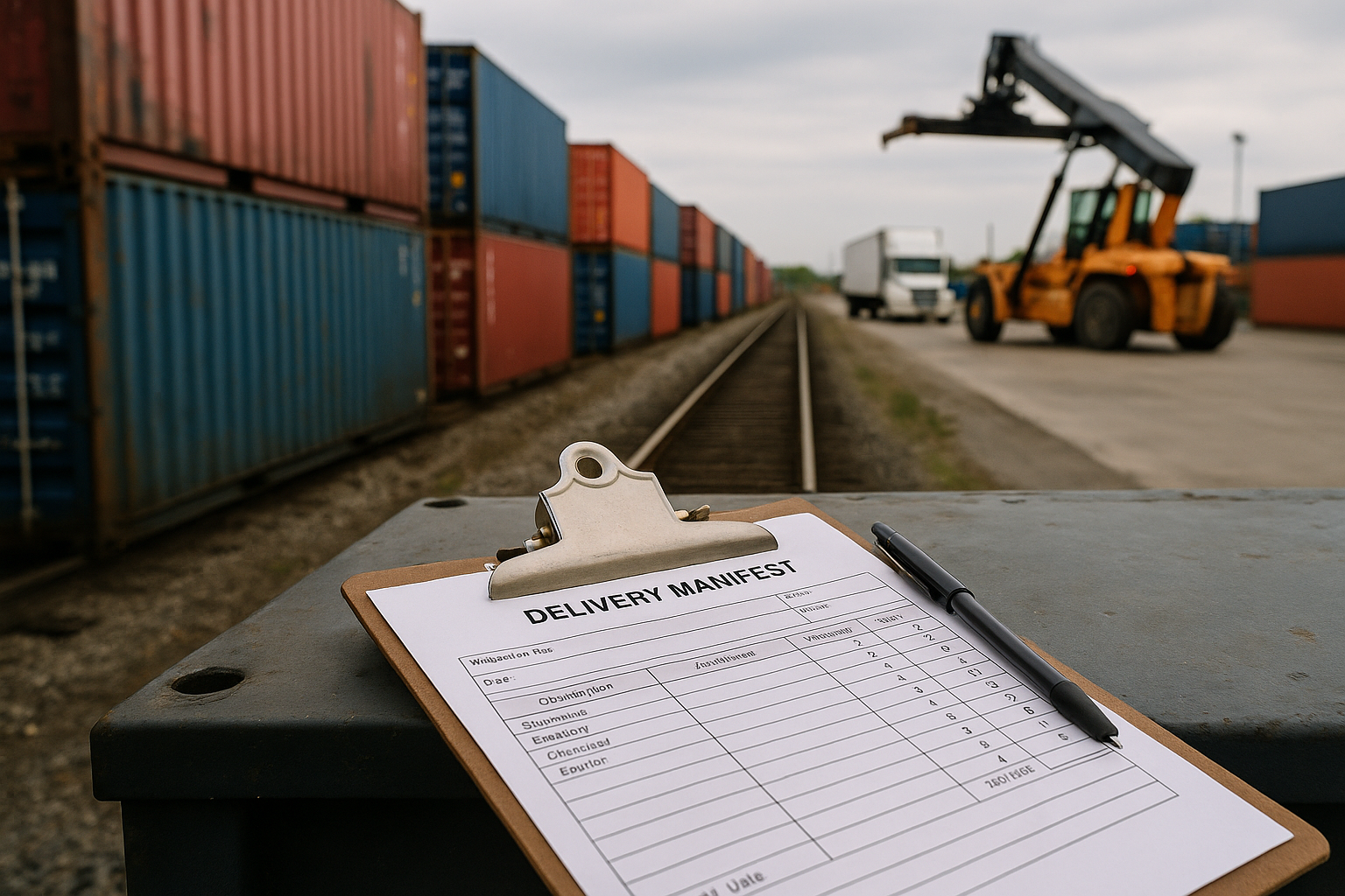 Risk Management in App Development for Intermodal Logistics