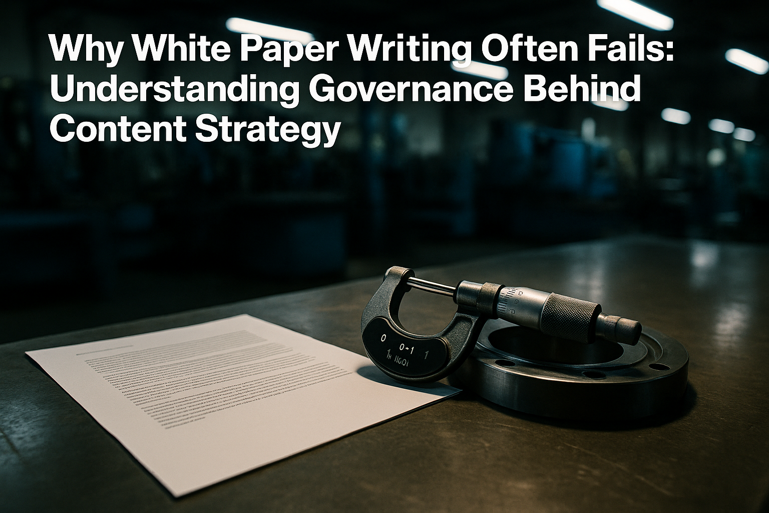 White Paper Writing Services for Companies: Overcoming Governance Challenges
