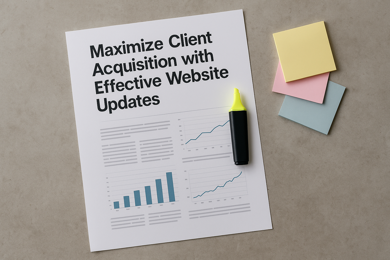 Maximize Client Acquisition with Effective Website Updates