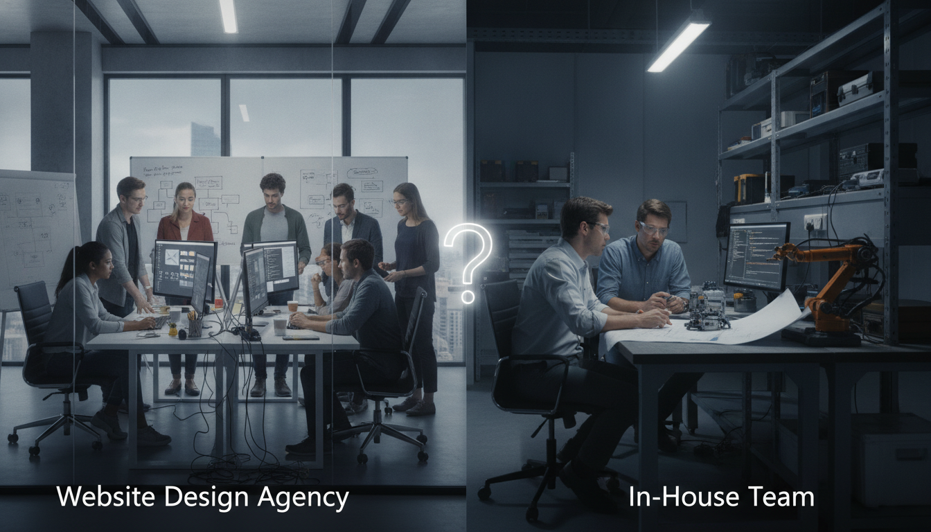 How to Choose Between a Website Design Agency and In-House Team for Engineering Success