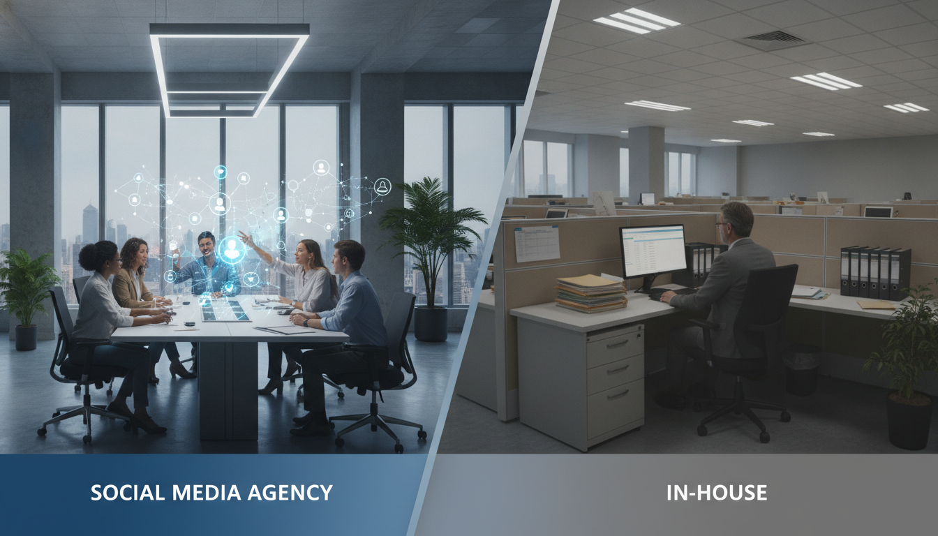 How to Decide Between a Social Media Agency and In-House Team for B2B Success