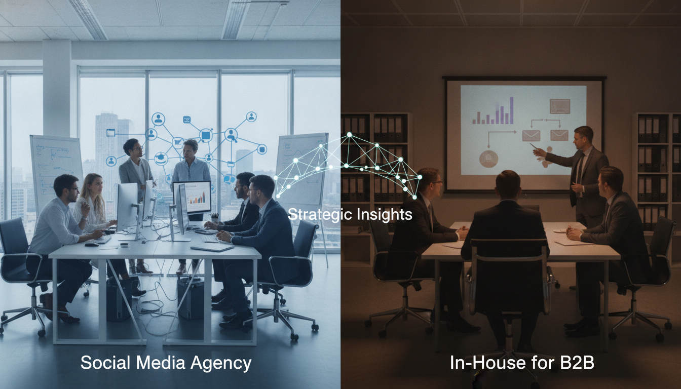 How to Decide Between a Social Media Agency and In-House Team for B2B Success
