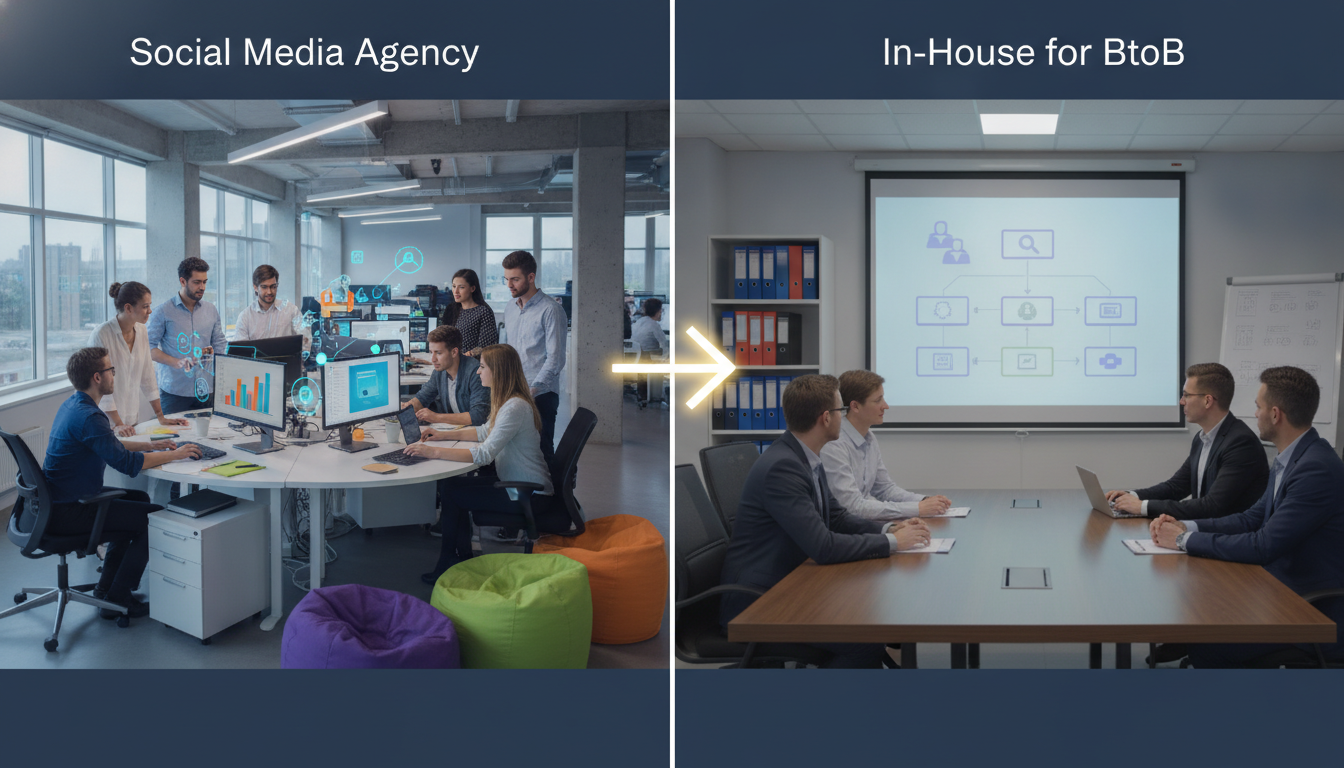 How to Decide Between a Social Media Agency and In-House Team for B2B Success