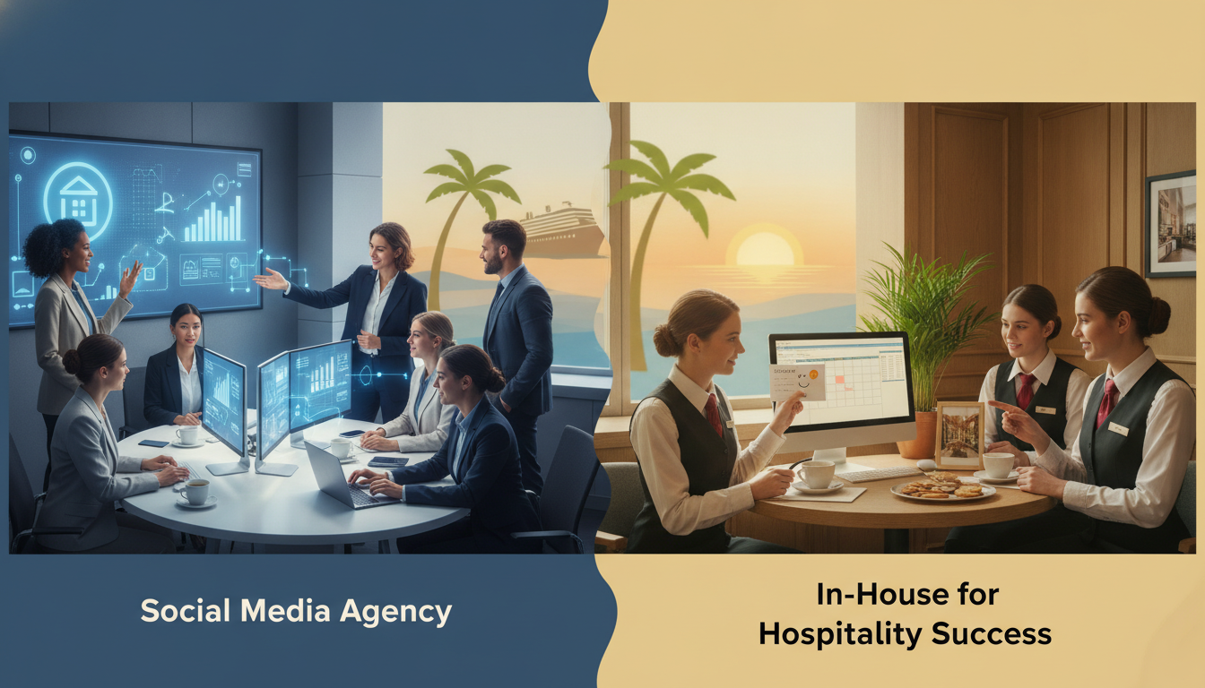 How to Choose Between an In-House Team or a Social Media Agency for Hospitality Success