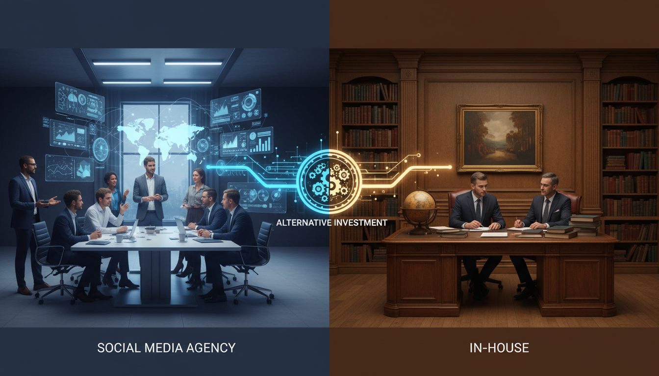 How to Decide Between a Social Media Agency and In-House Team for Alternative Investment Success