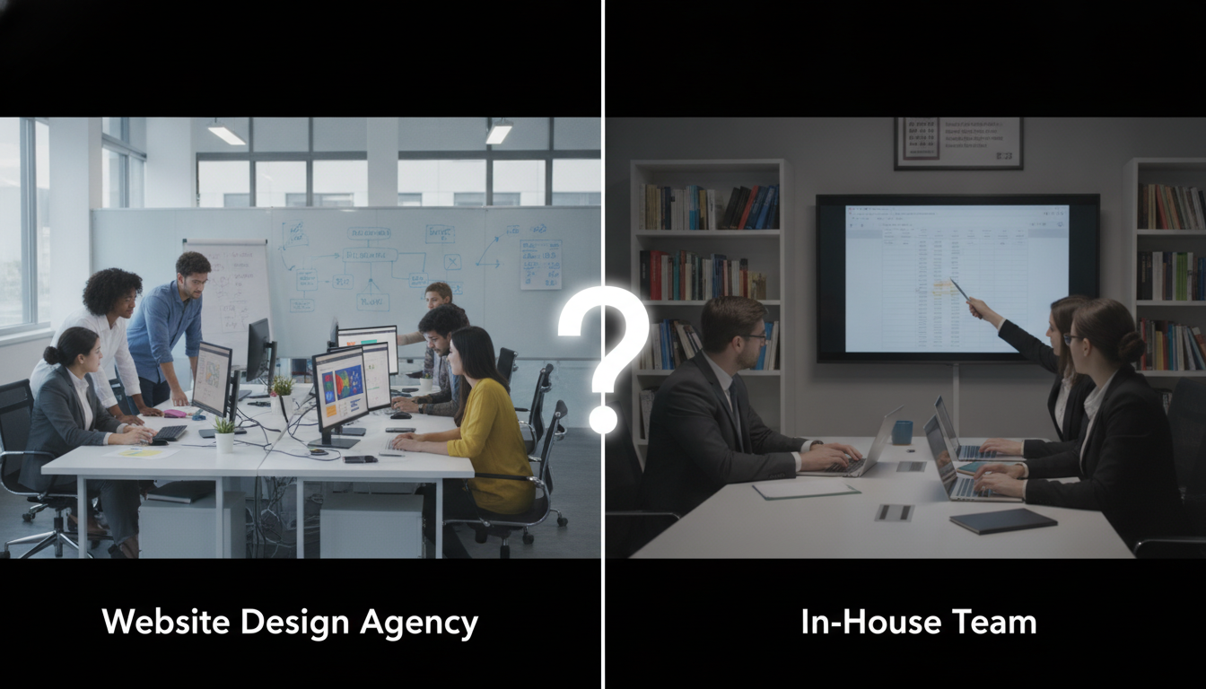 How to Decide Between a Website Design Agency and In-House Team for Professional Services