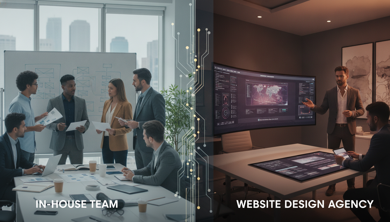 How to Decide Between an In-House Team and a Website Design Agency for B2B Success