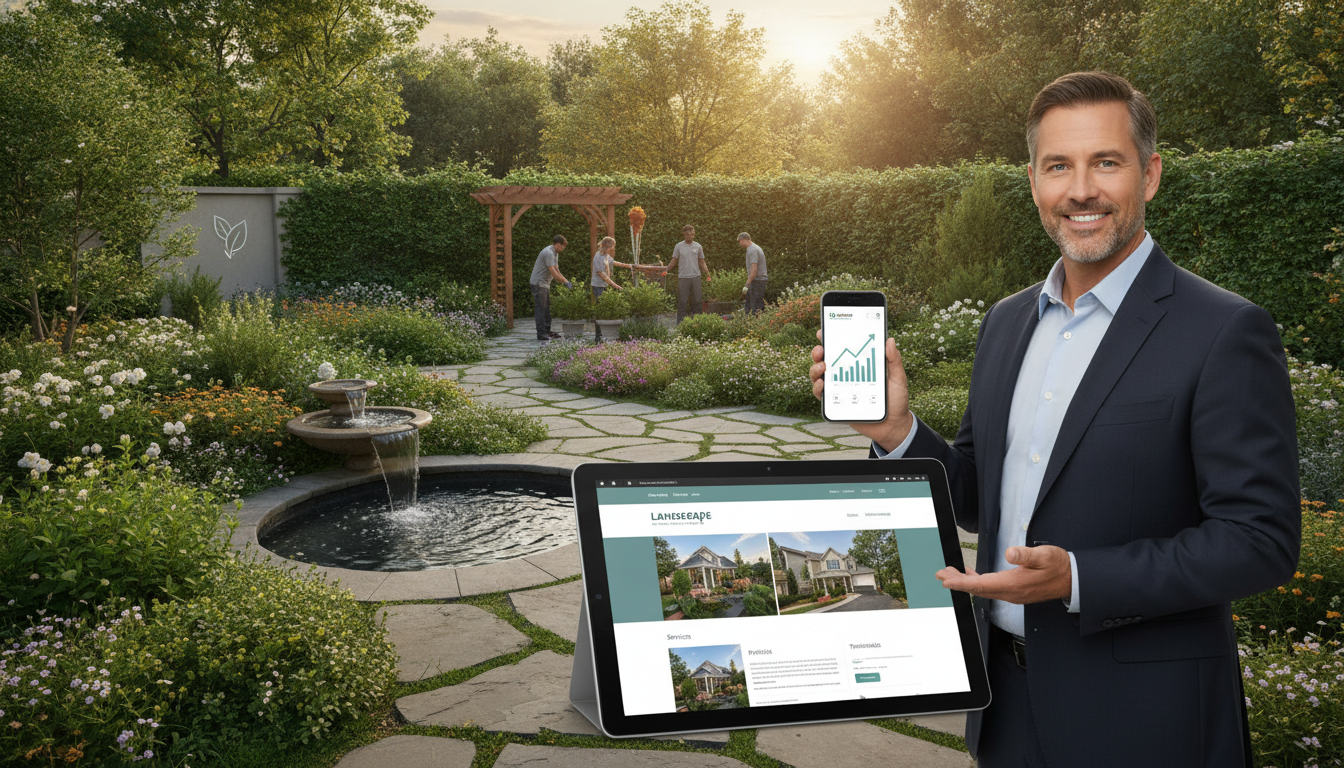 How to Leverage Website Design Services to Drive Growth for Your Landscaping Company