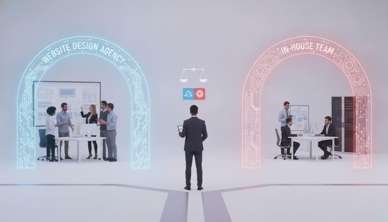 How to Choose Between a Website Design Agency and In-House Team for Your B2B Business