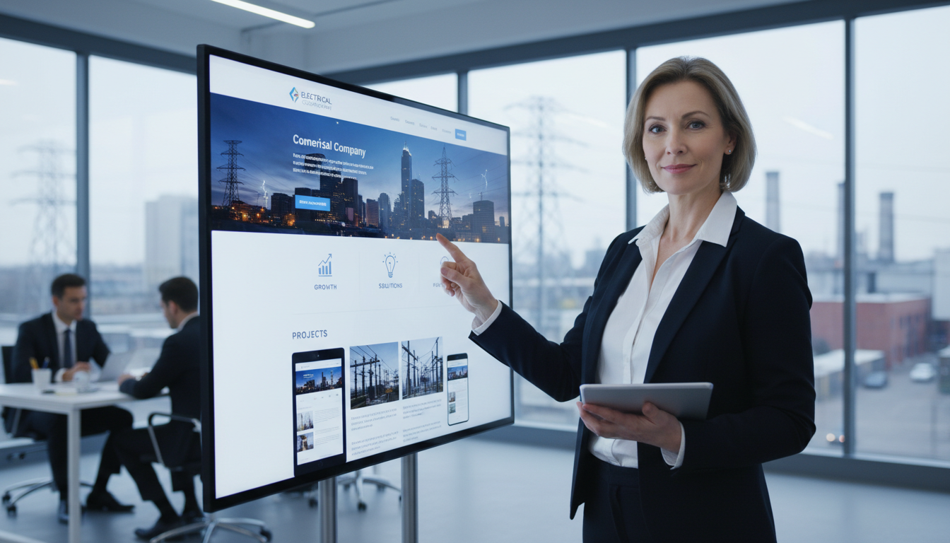 Grow Your Commercial Electric Business with Strategic Website Design