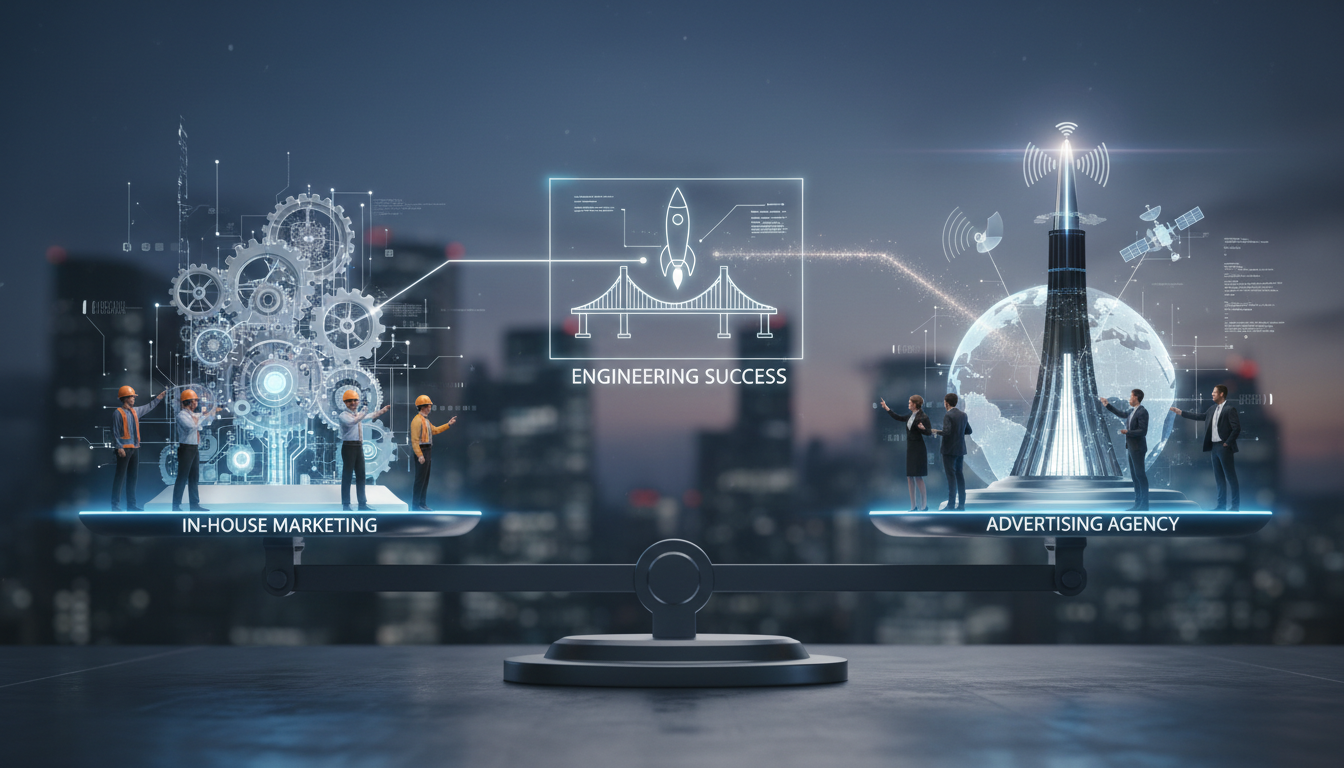 How to Select Between an Advertising Agency and In-House Team for Engineering Marketing Success
