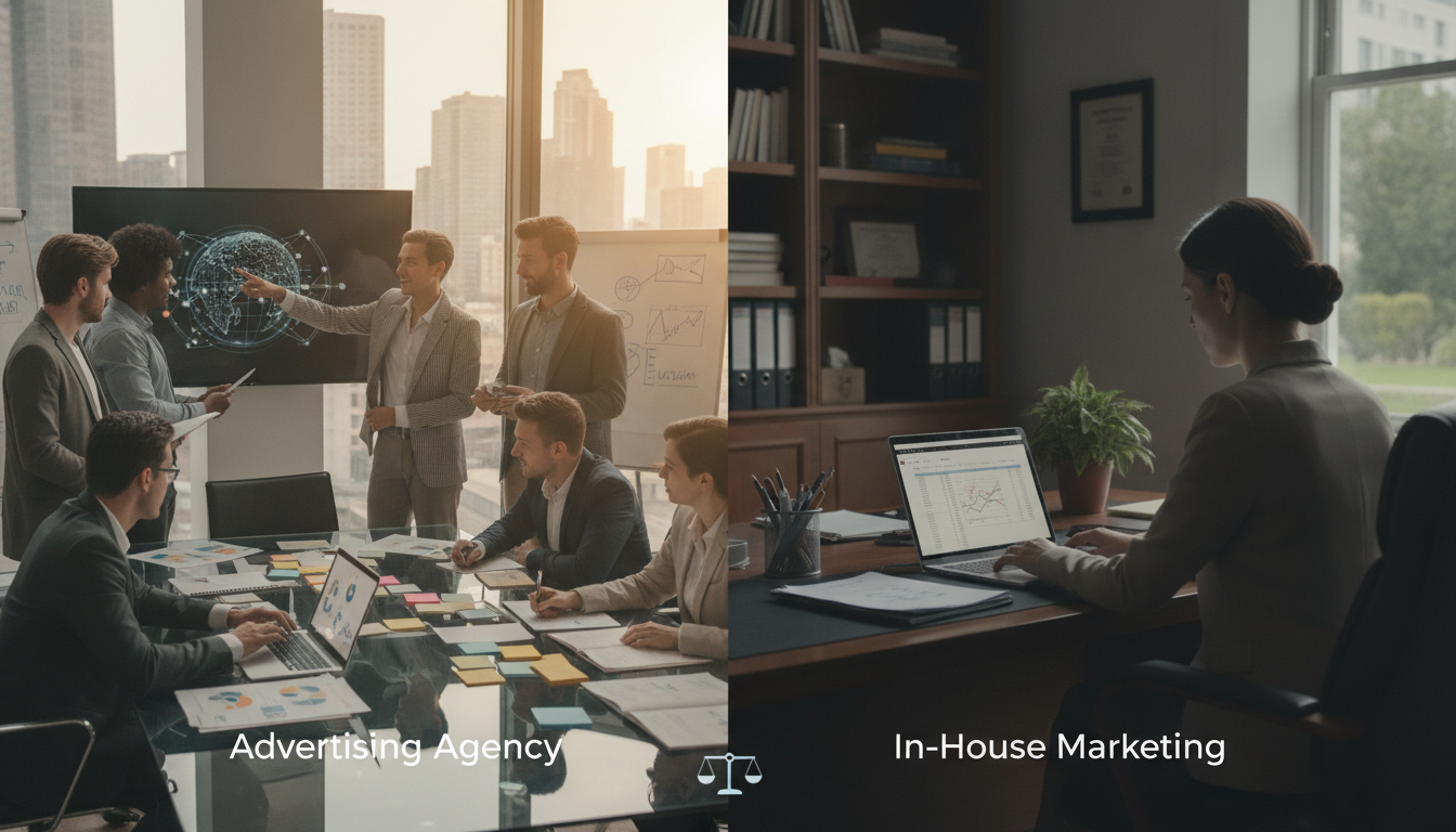 How to Decide Between an Advertising Agency and In-House Team for Professional Services