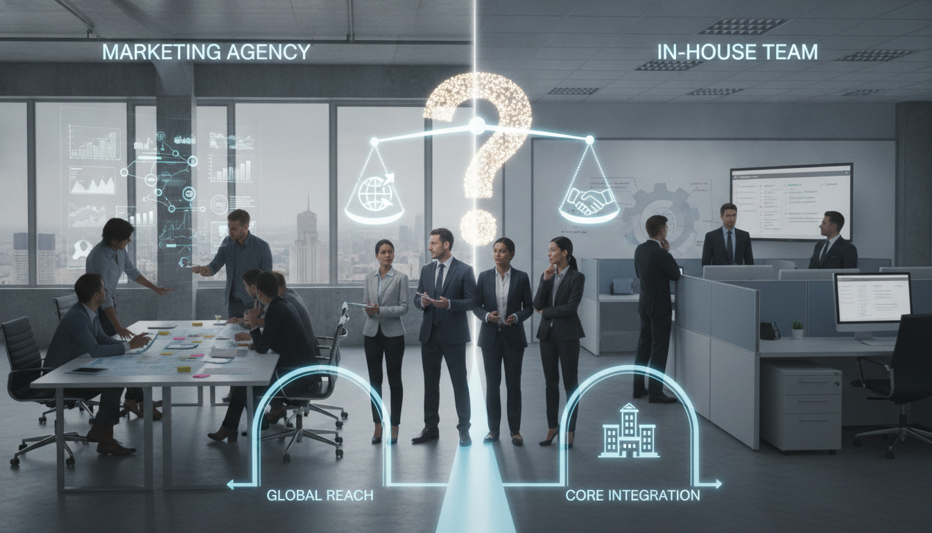 marketing agency vs in-house for B2B: How to Decide Between a ...