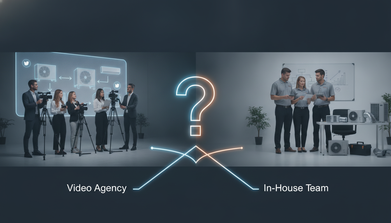 Video Agency vs In-House for HVAC: Key Decisions