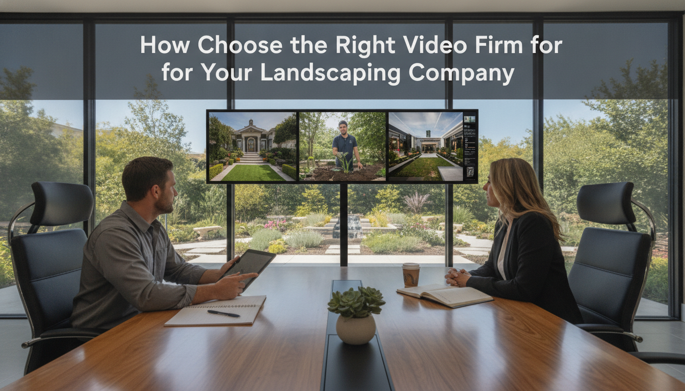 Video Firm for Landscaping Companies: Elevate Your Marketing