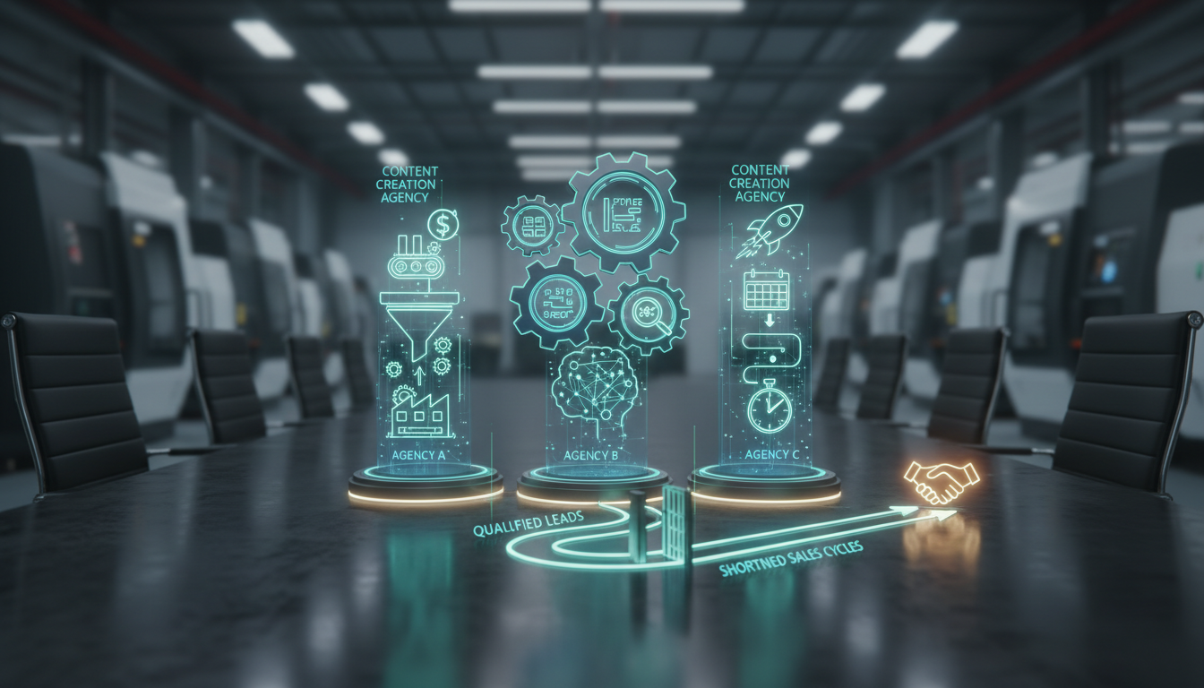 Leading Content Creation Agencies for Manufacturing RFQs